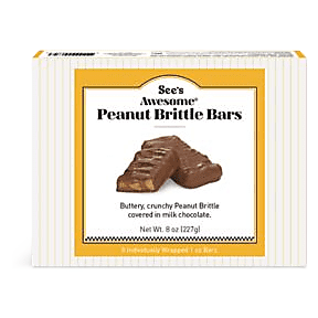See's Awesome Peanut Brittle Bar 8oz - BevMo! – BevMo!