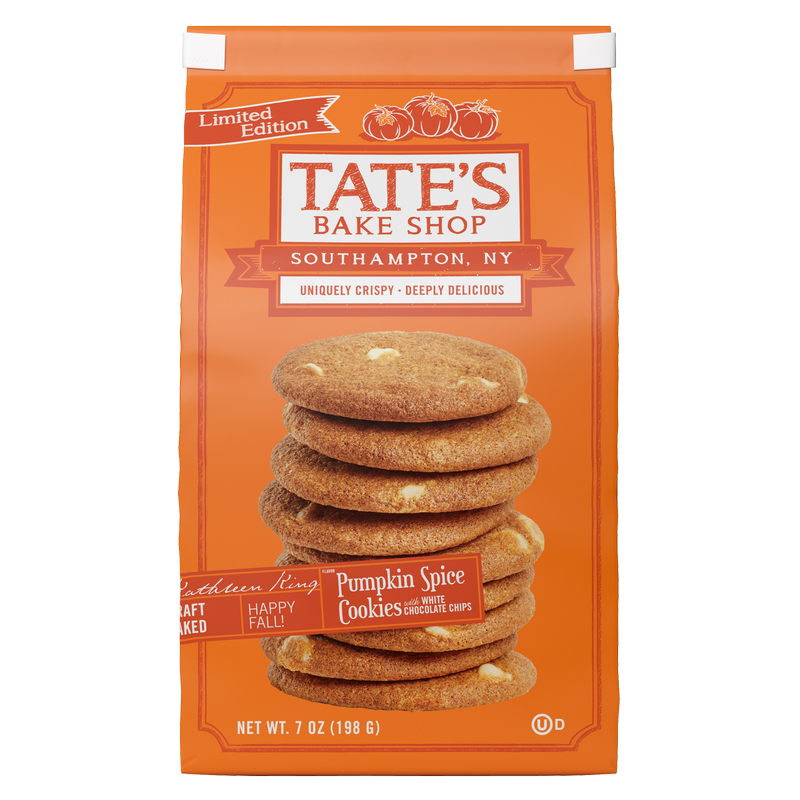 Tate's Bake Shop Pumpkin Spice Cookies 7oz - BevMo! – BevMo!