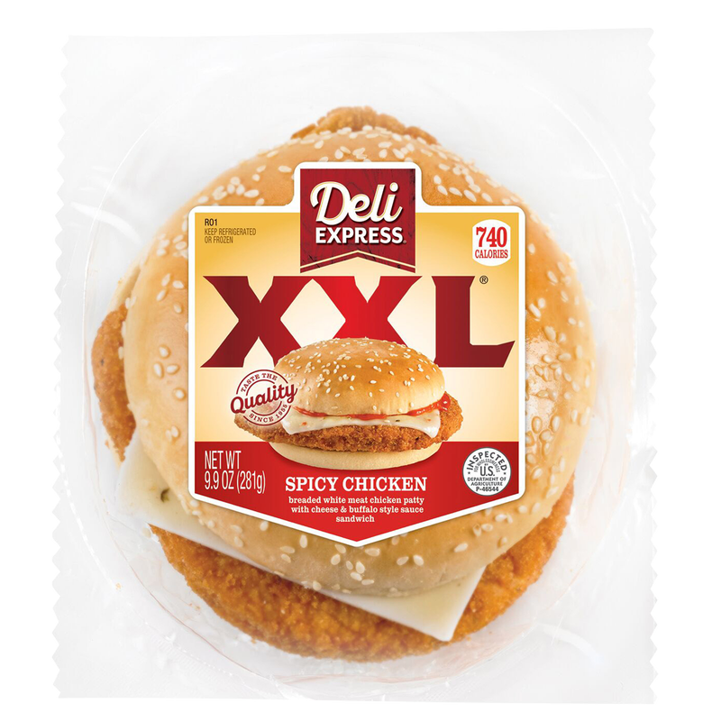 Deli Express Spicy Chicken XXL Sandwich - 9.9oz - BevMo! – BevMo!