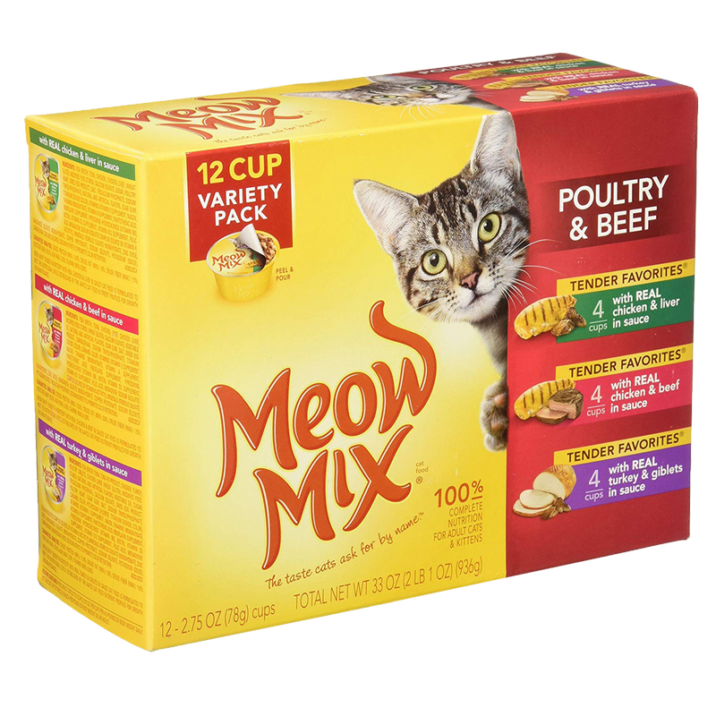 Meow mix outlet poultry and beef