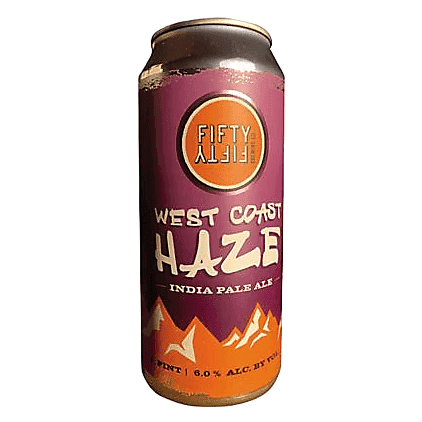 Fifty Fifty Brewing West Coast Haze IPA 4pk 16oz Can
