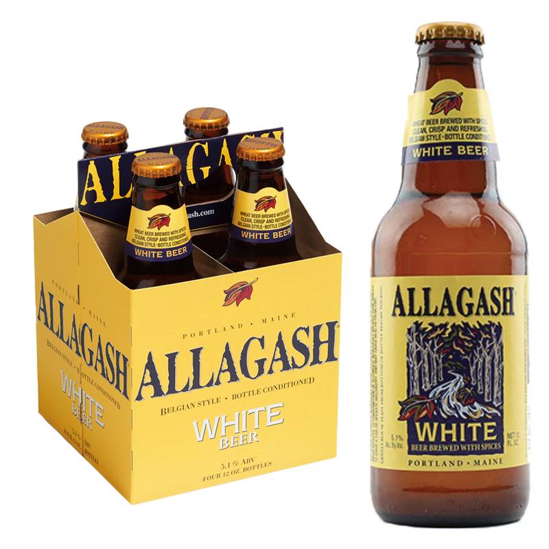 Allagash White 4pk 12oz Btl 5.2%