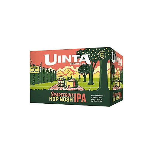 Uinta Brewing Hop Nosh Grapefruit IPA 6pk 12oz Can BevMo!