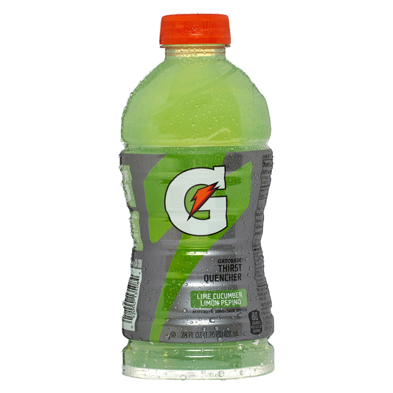 Gatorade 28 oz Plastic Squeeze Bottle, Green