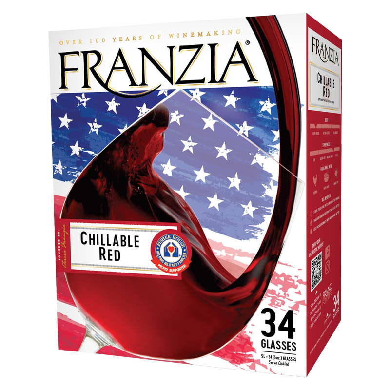 Franzia Chillable Red 5 Liter Box BevMo