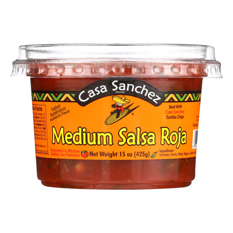 Casa Sanchez Foods Medium Roja Salsa 15oz - BevMo! – BevMo!