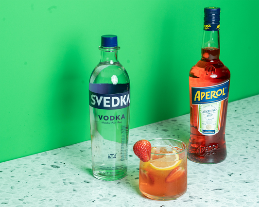 Strawberry Aperol Smash