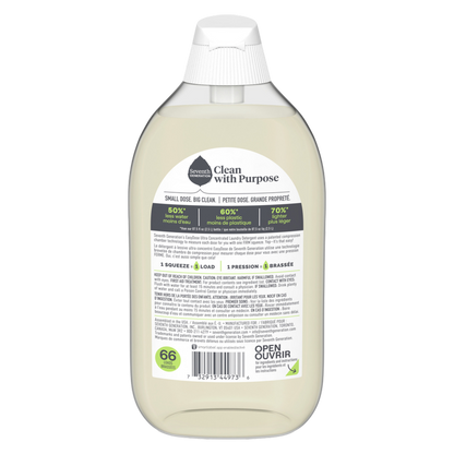 Seventh Generation EasyDose Clean Scent Ultra Concentrated Laundry Detergent 23.1oz