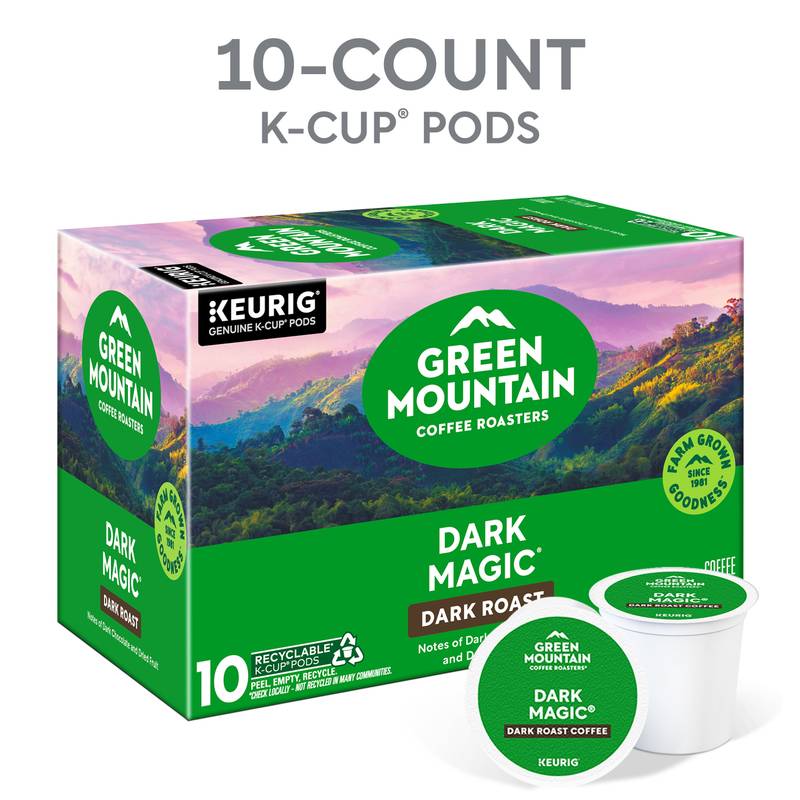 Green Mountain Coffee Roasters Dark Magic K-Cup Pods, Dark Roast