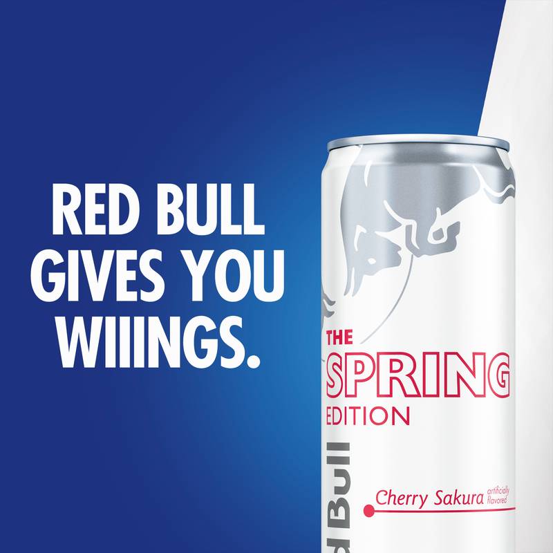 Red Bull Spring Edition Cherry Sakura 12oz Can