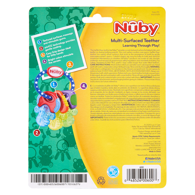 Nuby Ice Gel Teether Keys