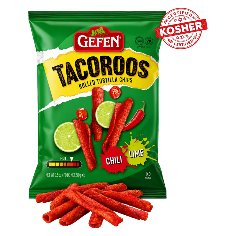 Gefen Tacoroos Chili Lime Tortilla Chips, 9.5oz
