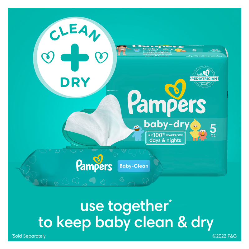 Pampers 3ct Baby Wipes Baby Fresh Scent Pop-Top 216 wipes
