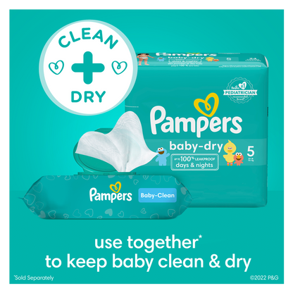 Pampers 3ct Baby Wipes Baby Fresh Scent Pop-Top 216 wipes