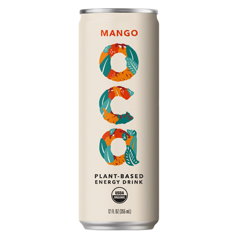 Oca Mango Plant Based Energy Drink 12oz Can