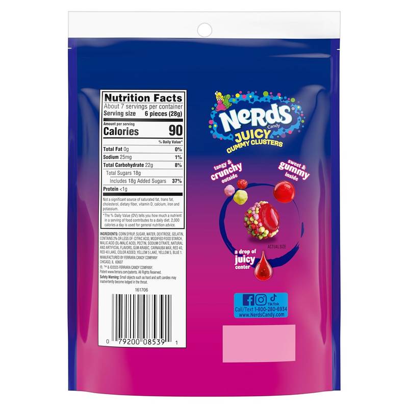 Nerds Juicy Gummy Clusters, 7.15 oz