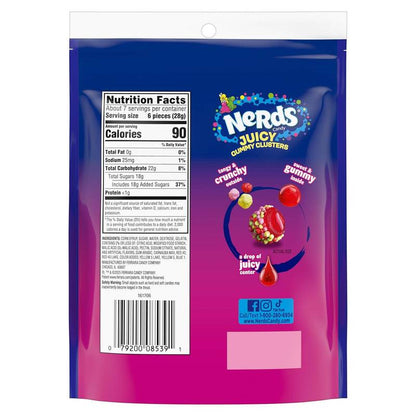 Nerds Juicy Gummy Clusters, 7.15 oz