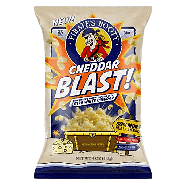 Pirate's Booty Cheddar Blast, 4oz