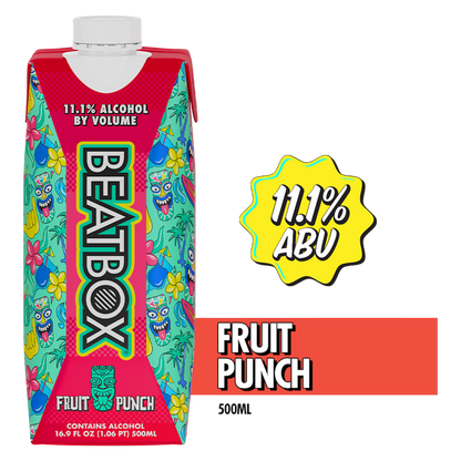 BeatBox Fruit Punch 500ml 11.1% ABV Wine Party Punch