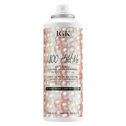 IGK Flexible Hold Hairspray: 1-800-HOLD-ME No-Crunch 5oz