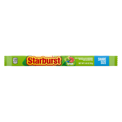 STARBURST Sour Fruit Chews Chewy Candy, Share Size, 3.45 oz