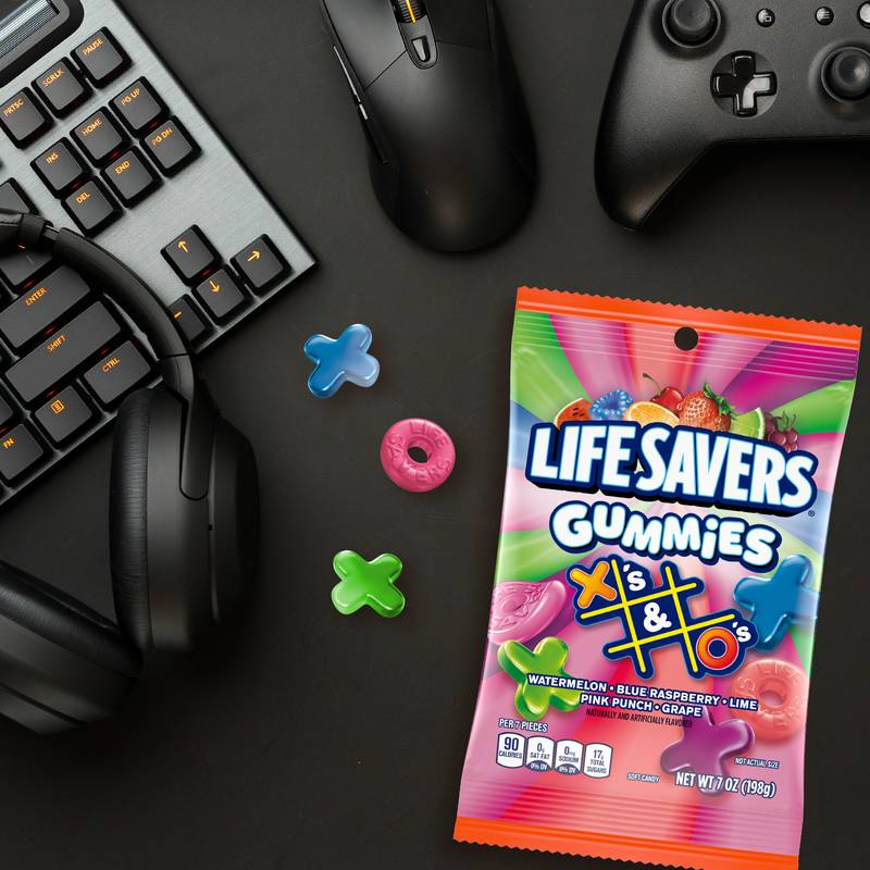 LIFE SAVERS Gummies X's & O's Gummy Candy, 7 oz