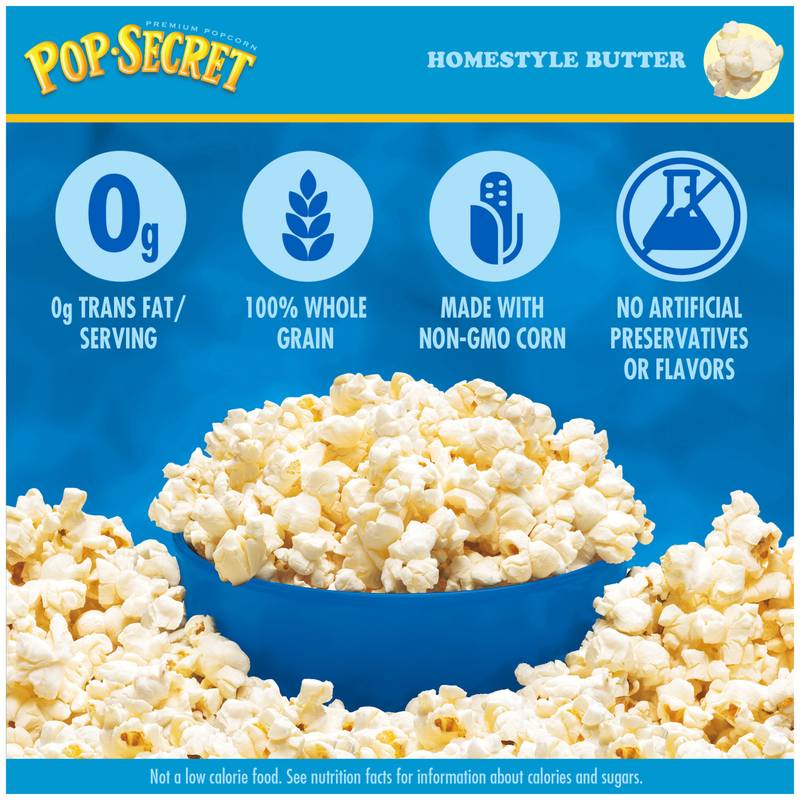 Pop Secret Homestyle Butter Microwavable Popcorn 3ct 9.6oz