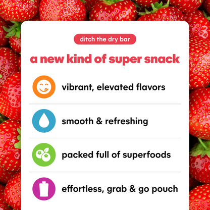 Noka Organic Strawberry Pineapple Superfood Smoothie 6pk 4.22oz Box
