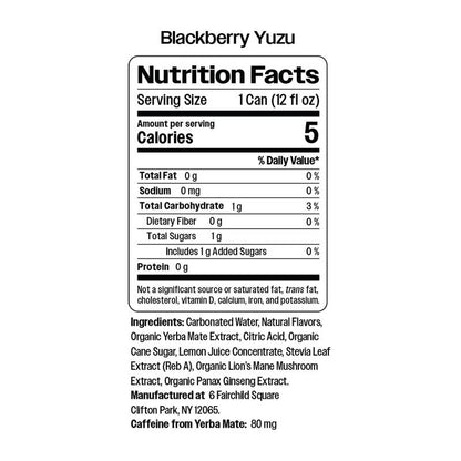 Benny Everyday Energy Blackberry Yuzu 12oz Can