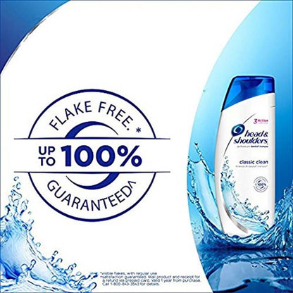 Head & Shoulders Classic Clean Daily-Use Anti-Dandruff Paraben Free Shampoo, Trial Size 3 Fl Oz