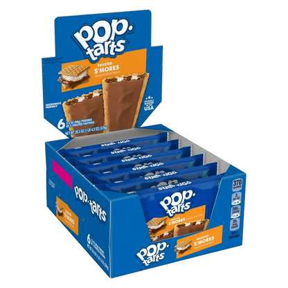 Pop-Tarts Frosted S'mores Toaster Pastries 2ct case 6 CT
