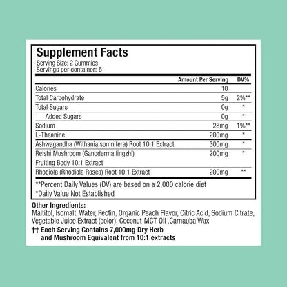 Plant People Wondercalm Mushroom Gummies, 10ct