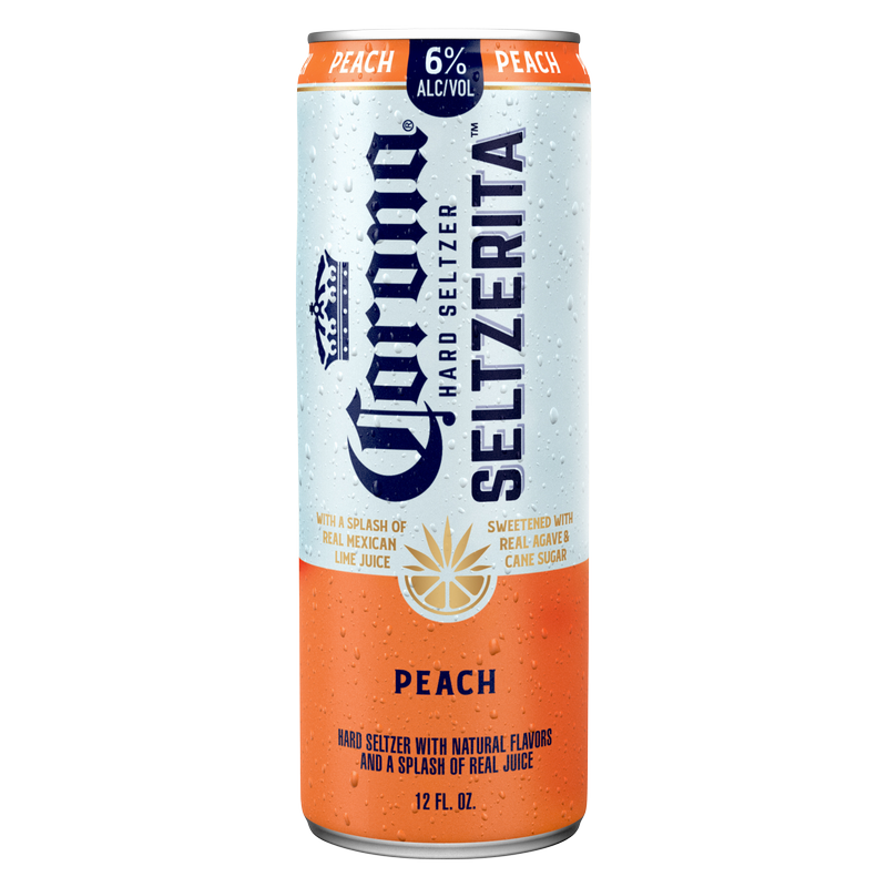 Corona Hard Seltzer Seltzerita Peach Single 12oz Can 6.0% ABV