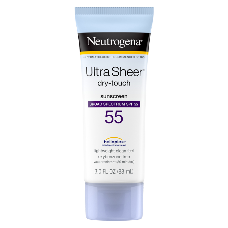 Neutrogena Ultra Sheer Dry-Touch Sunscreen Lotion Broad Spectrum SPF 55 3oz