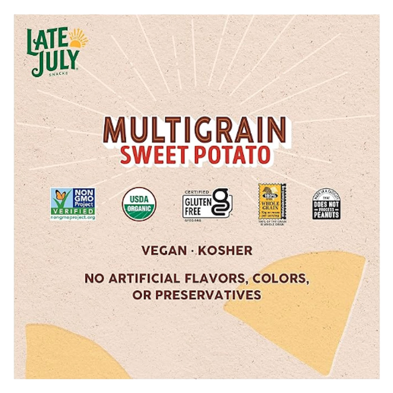 Late July® Snacks Multigrain Sweet Potato Tortilla Chips 7.5oz