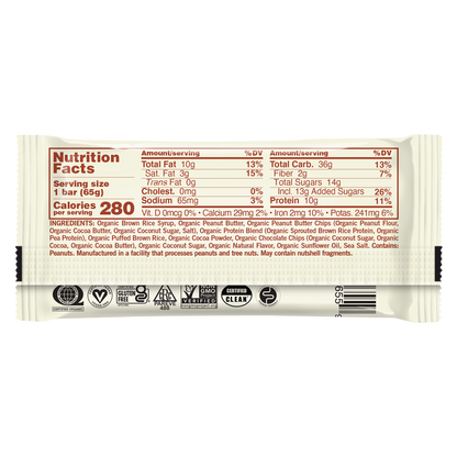 GoMacro Double Chocolate Peanut Butter Bar 2.3oz