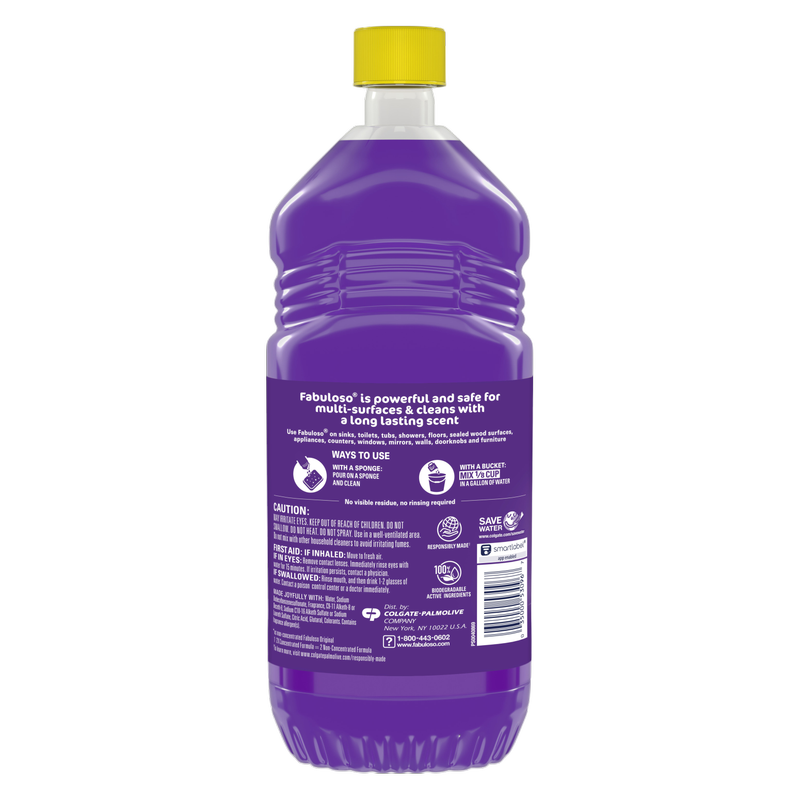 Fabuloso Multi-Purpose Cleaner, Lavender Scent, 33.8oz