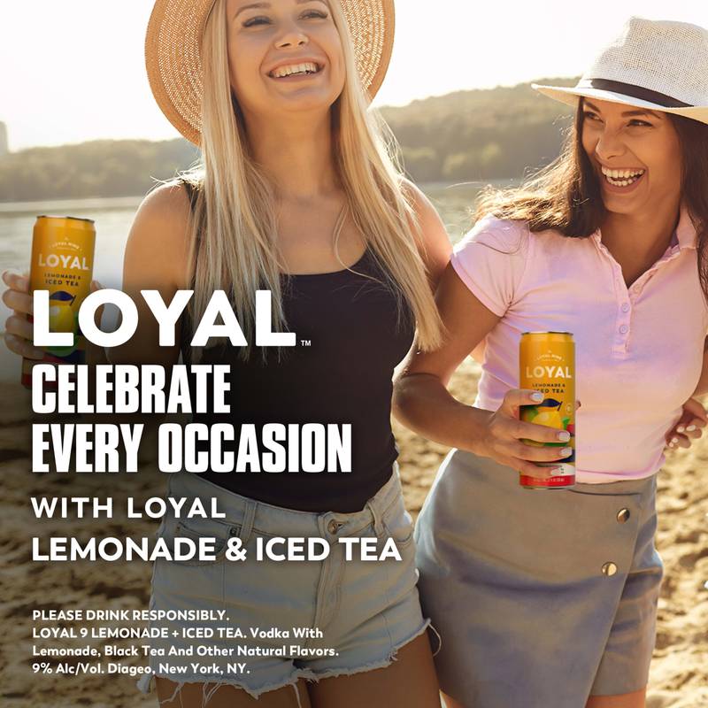 Loyal 9 Lemonade & Iced Tea 4pk 12oz 9% ABV
