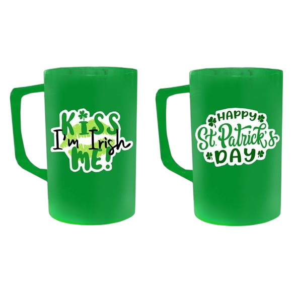 St Patrick's Day Mugs plastic