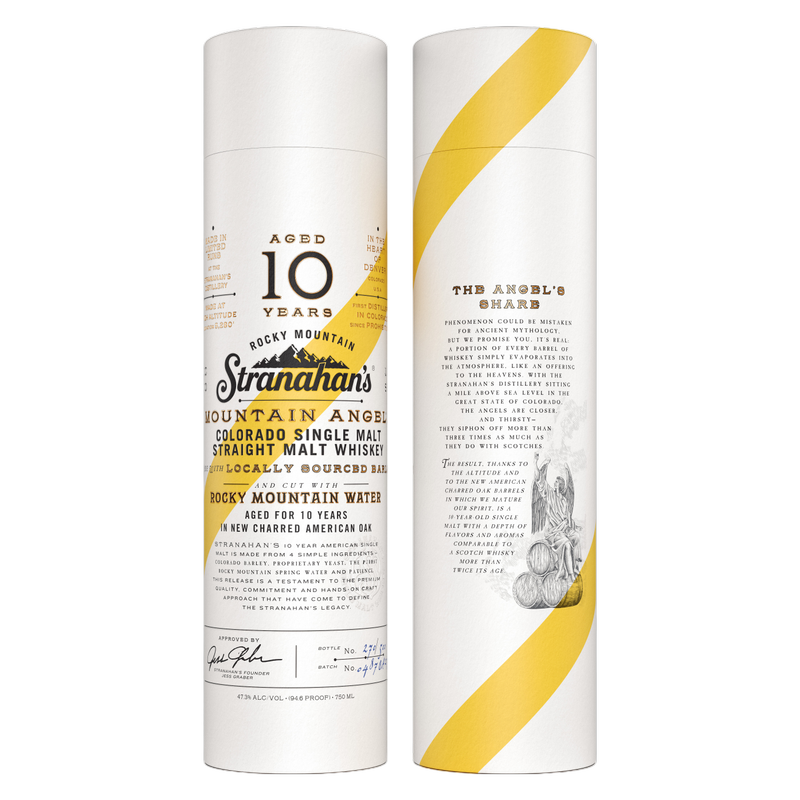 Stranahan’s Mountain Angel American Whiskey 750ml (94.6 Proof)