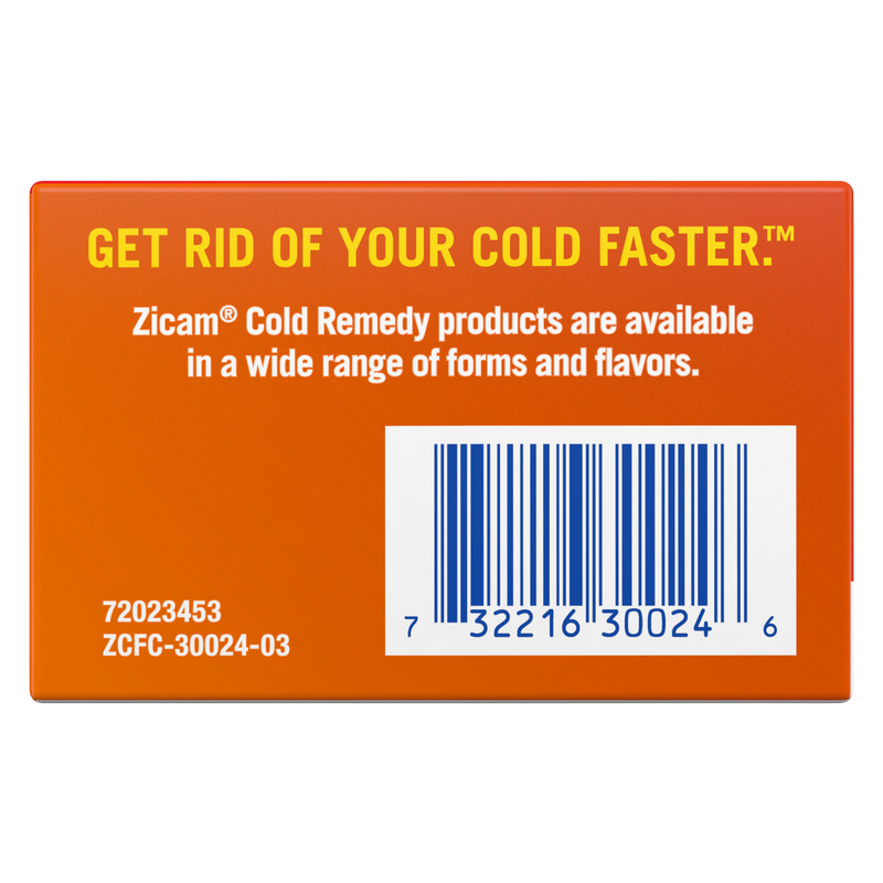 Zicam Zinc Cold Remedy RapidMelts Quick-Dissolve Tablets Citrus Flavor 25ct