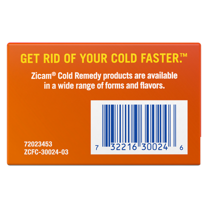 Zicam Zinc Cold Remedy RapidMelts Quick-Dissolve Tablets Citrus Flavor 25ct