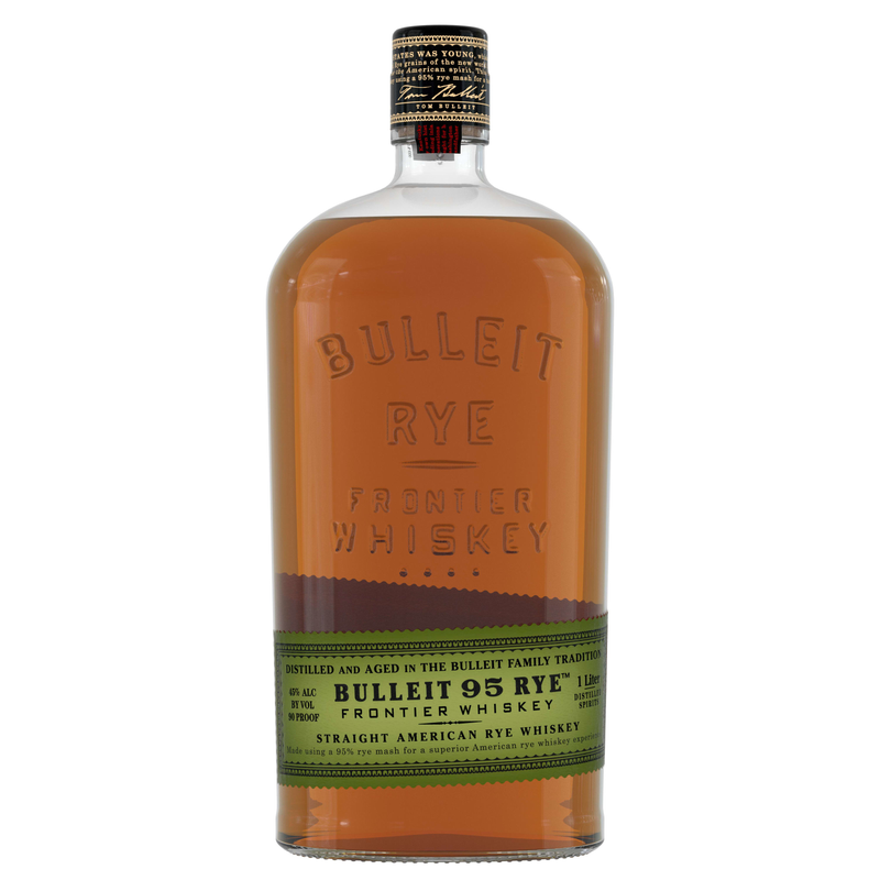 Bullet Rye Proof Bulleit Rye Whiskey 1L (90 Proof) - Bulleit – BevMo!