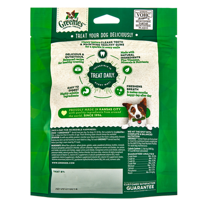 Greenies Original Regular Dental Dog Treats 6oz