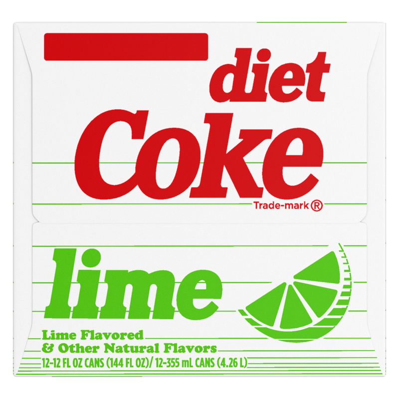 Diet Coke Lime 12pk 12oz Can