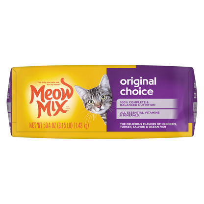 Meow Mix Original Choice Dry Cat Food 3.15lbs