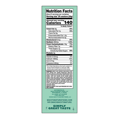 Back To Nature Cheezy Crackers, 5oz