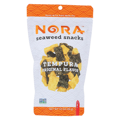 Nora Snacks Original Tempura Seaweed Snacks,  1.41 oz