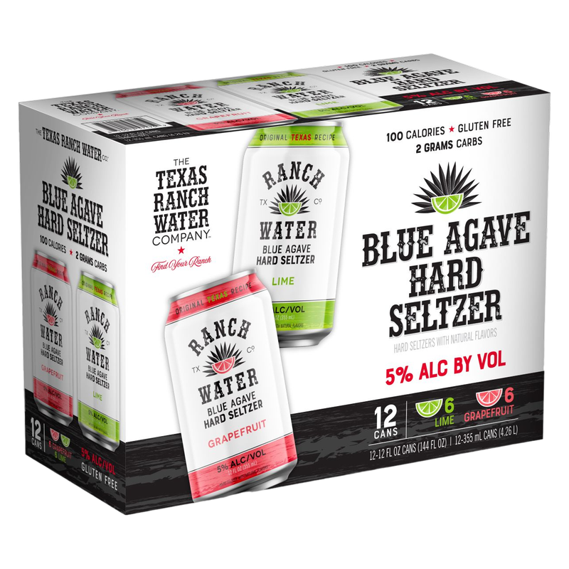 The Texas Ranch Water Co. Variety Pack 12pk 12oz