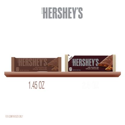 Hershey's Milk Chocolate with Almonds Bar King Size 2.6oz